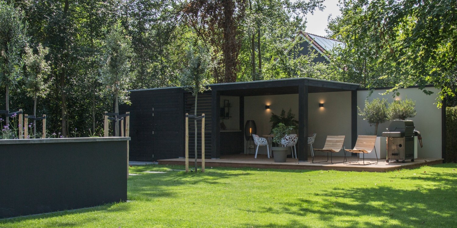 cabine ga zo door Chemie Inspiratie: 6x de mooiste tuinhuizen met plat dak