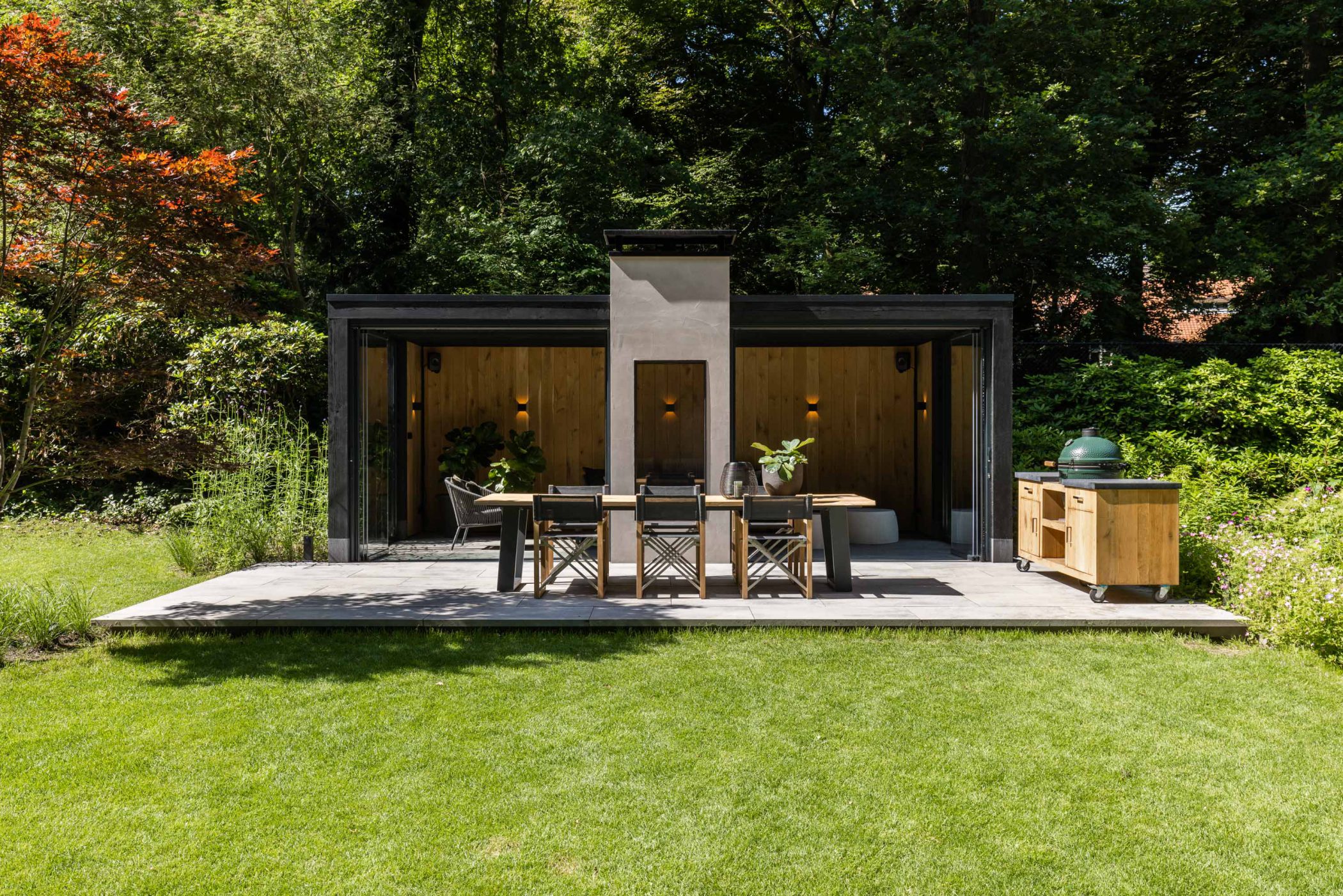 Afbeelding Overkapping met glas