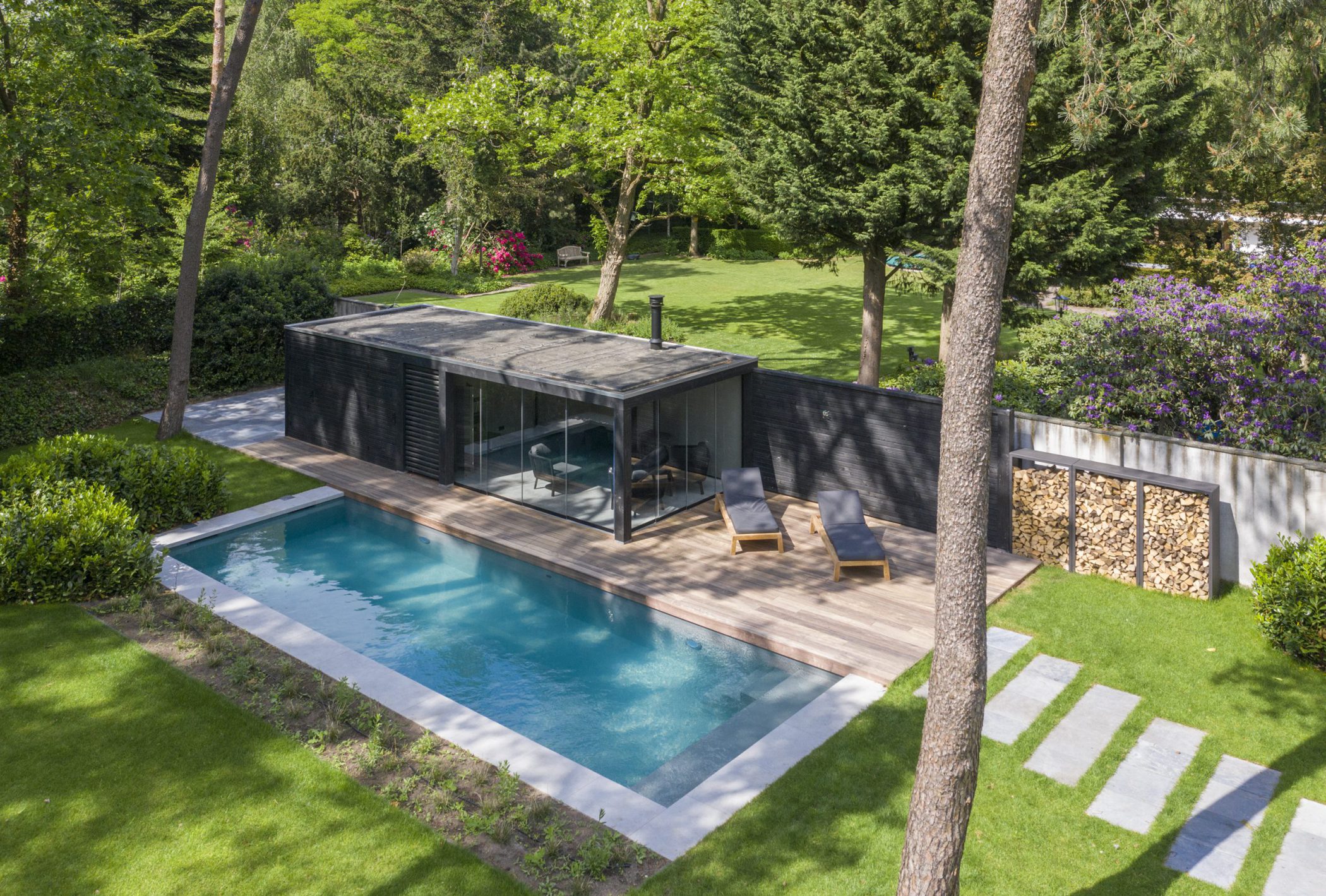 Afbeelding High-end poolhouse