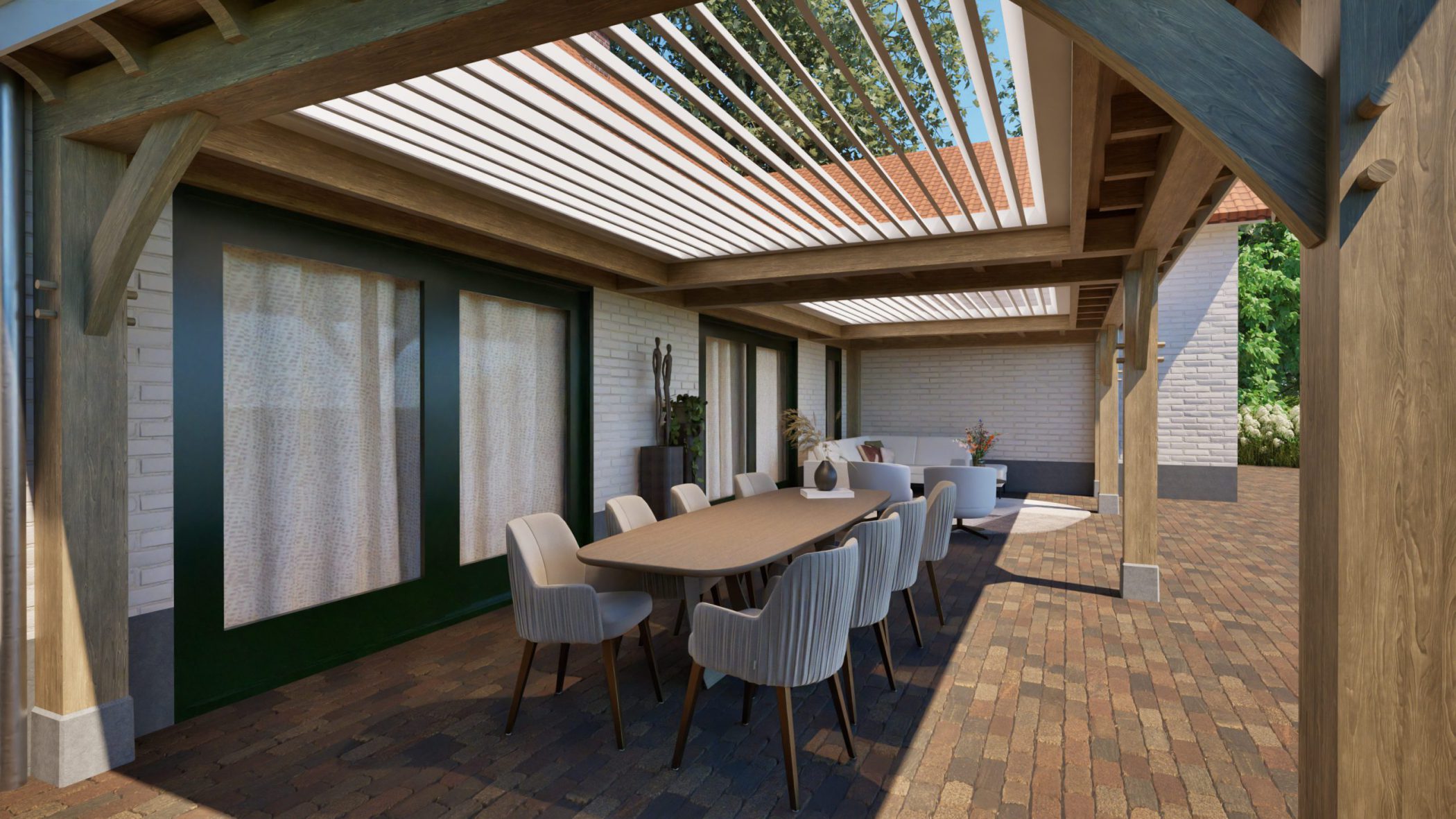 Afbeelding Landelijke veranda